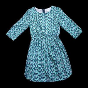 Everly Green Geometric Dress Medium